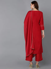Women Silk Blend Yoke Design Kurta-PKSKD1828